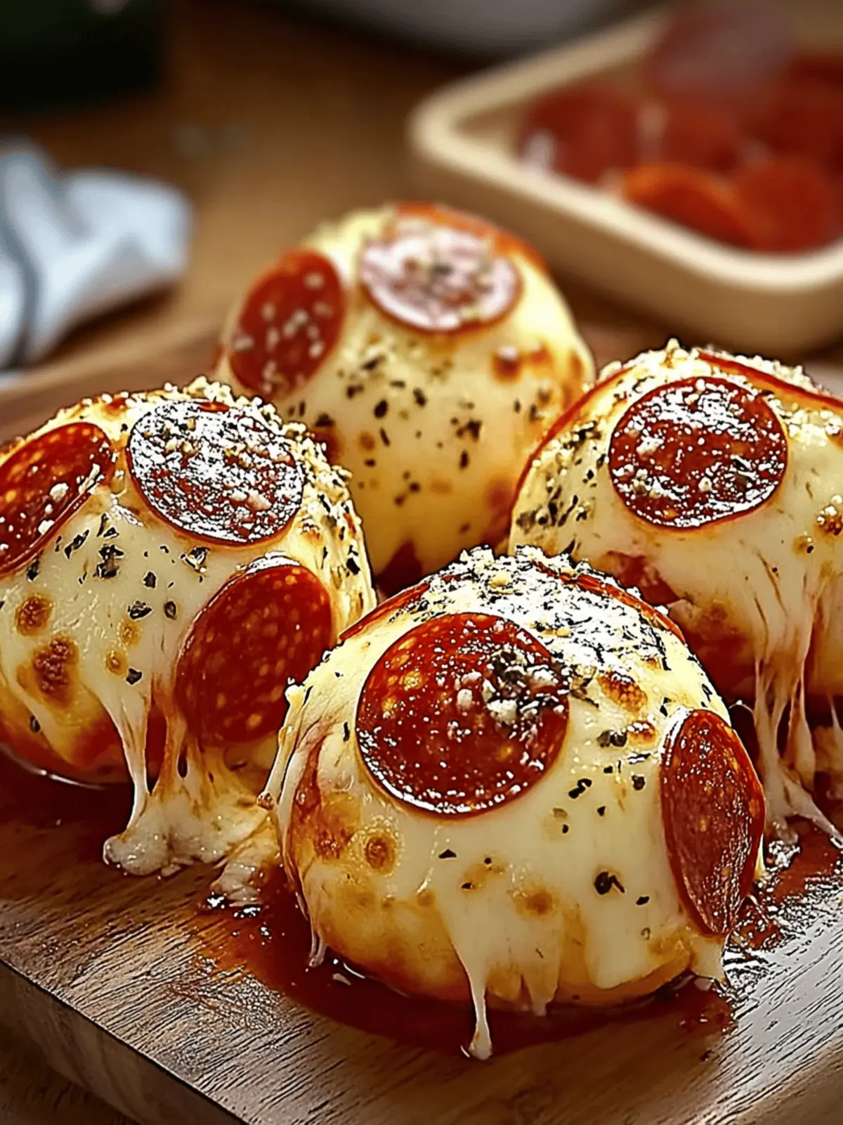 Pepperoni Pizza Bombs: Quick Bites Everyone Will Love