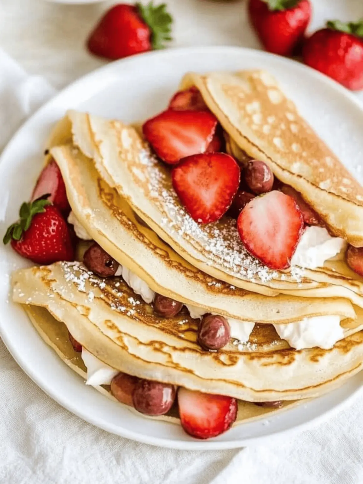 Homemade Sweet Crepe