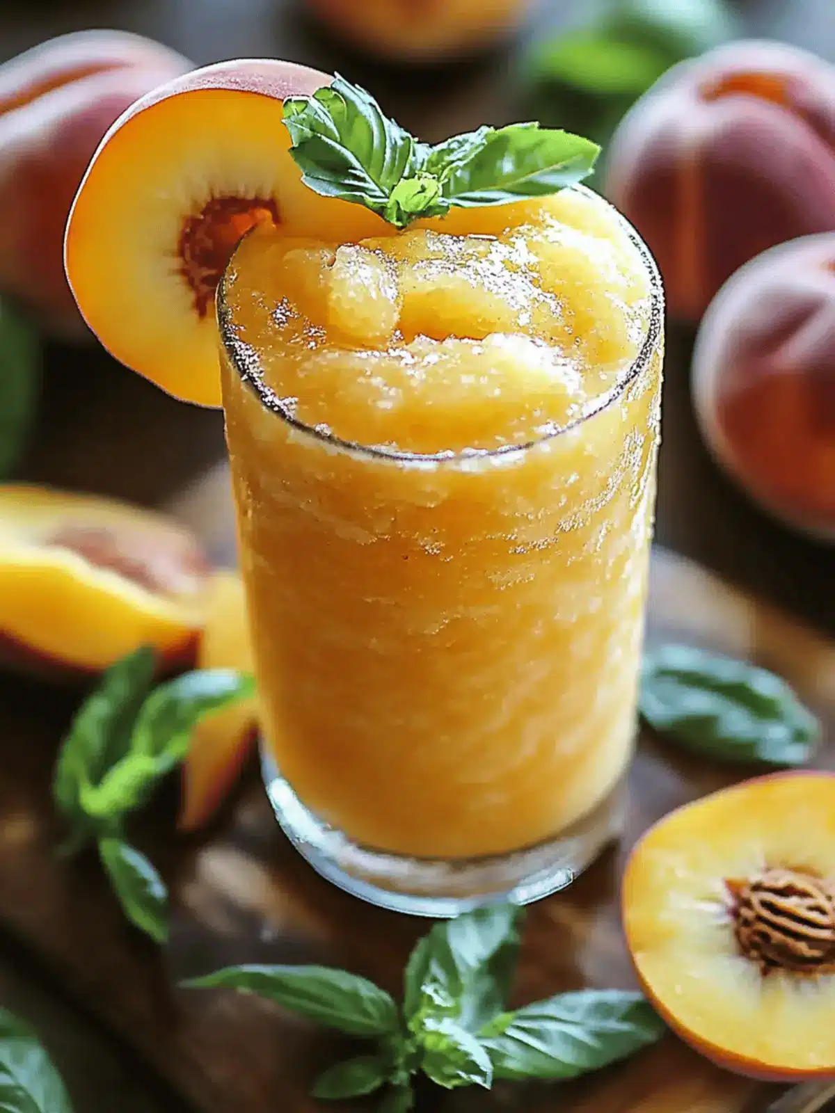 Frozen Peach Lemonade