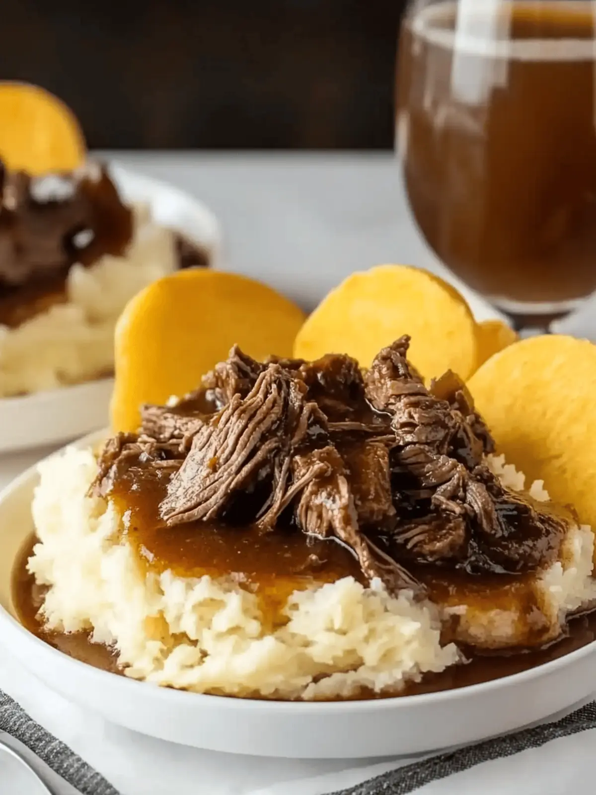 Savory Slow Cooker Beef Manhattan for Cozy Family Nights