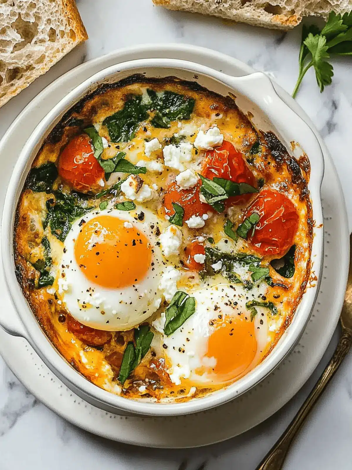 Baked Feta Eggs: A Creamy Mediterranean Breakfast Dream