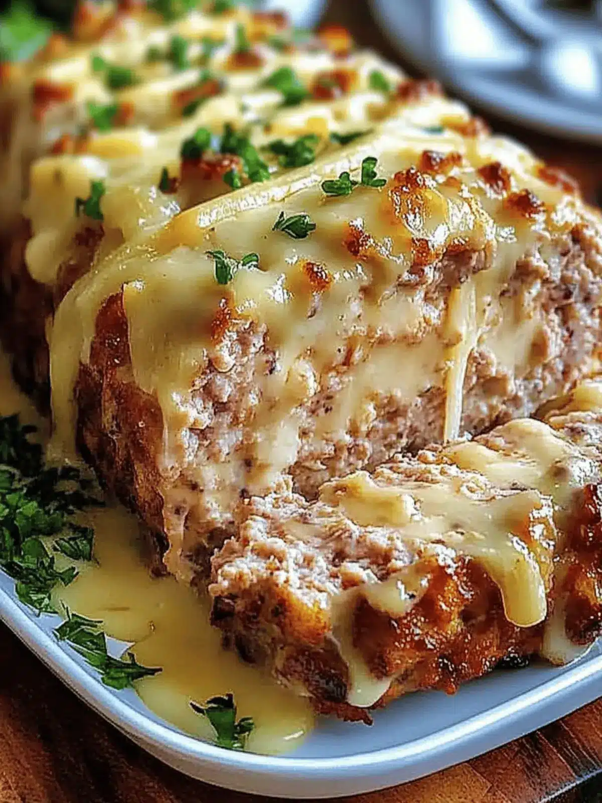 Chicken Cordon Bleu Meatloaf
