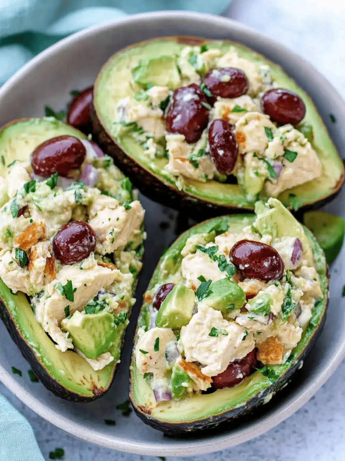 Stuffed Avocado Chicken Salad: Creamy, Quick & Guilt-Free Delight