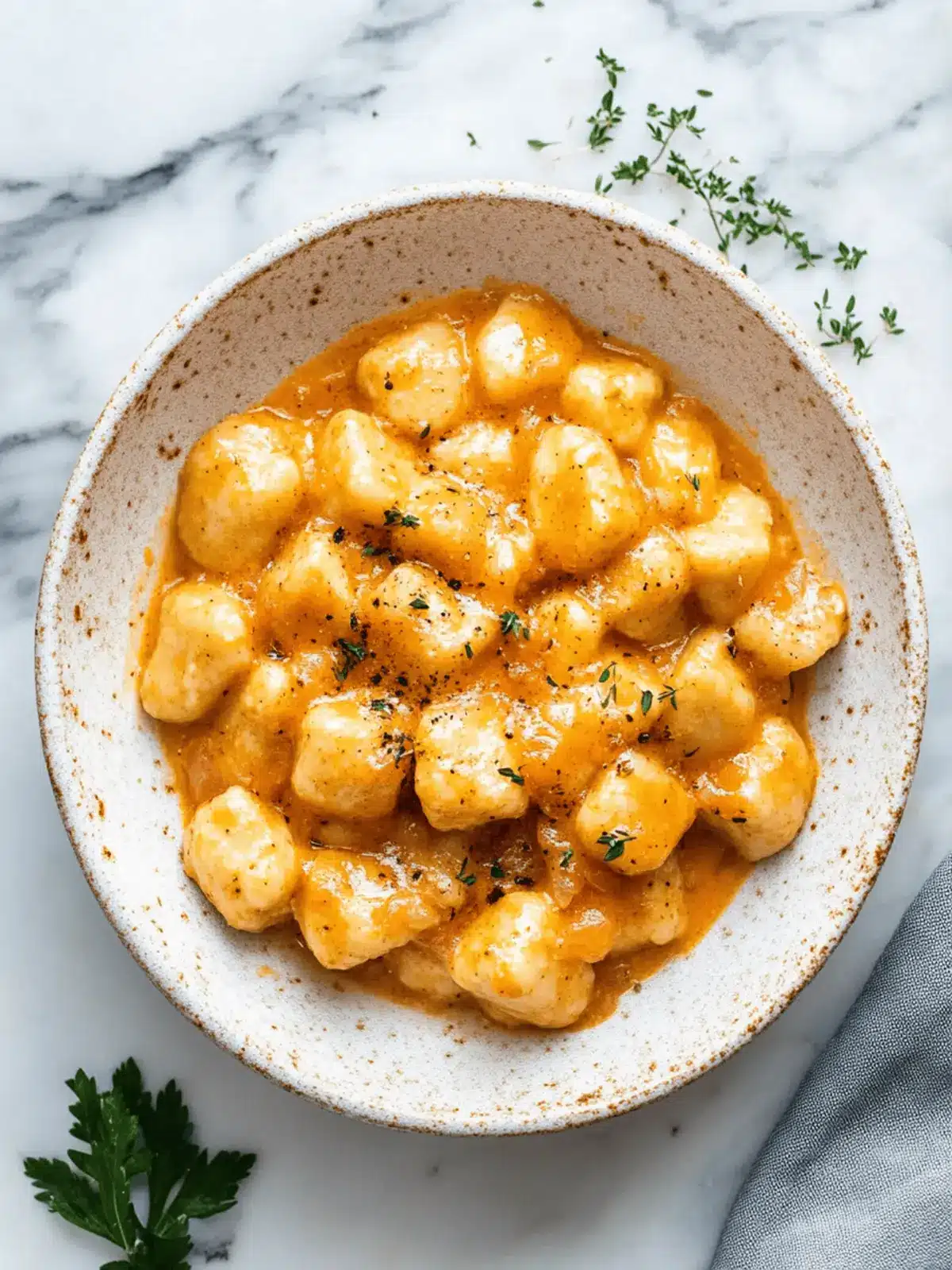Marry Me Crispy Tofu with Gnocchi