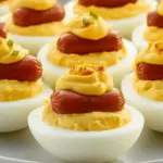Hot Dog Deviled Eggs