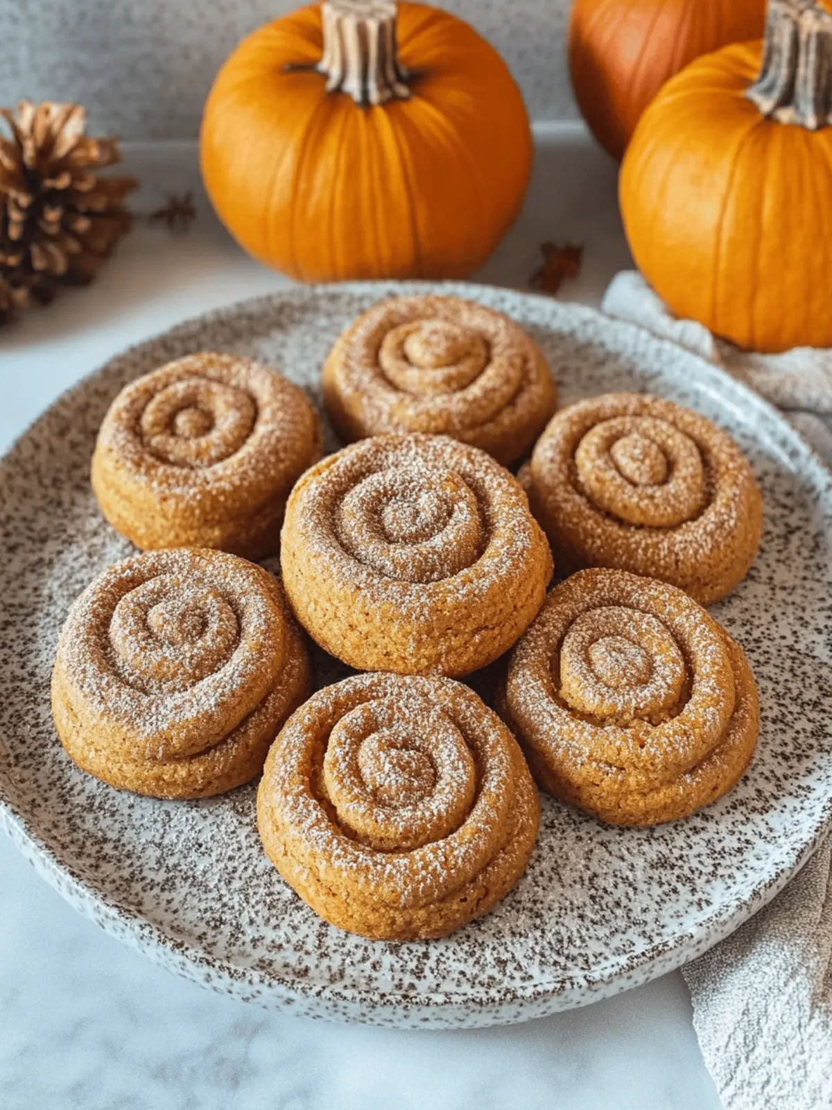 Soft Pumpkin Cookies with Creamy Cinnamon Frosting Bliss