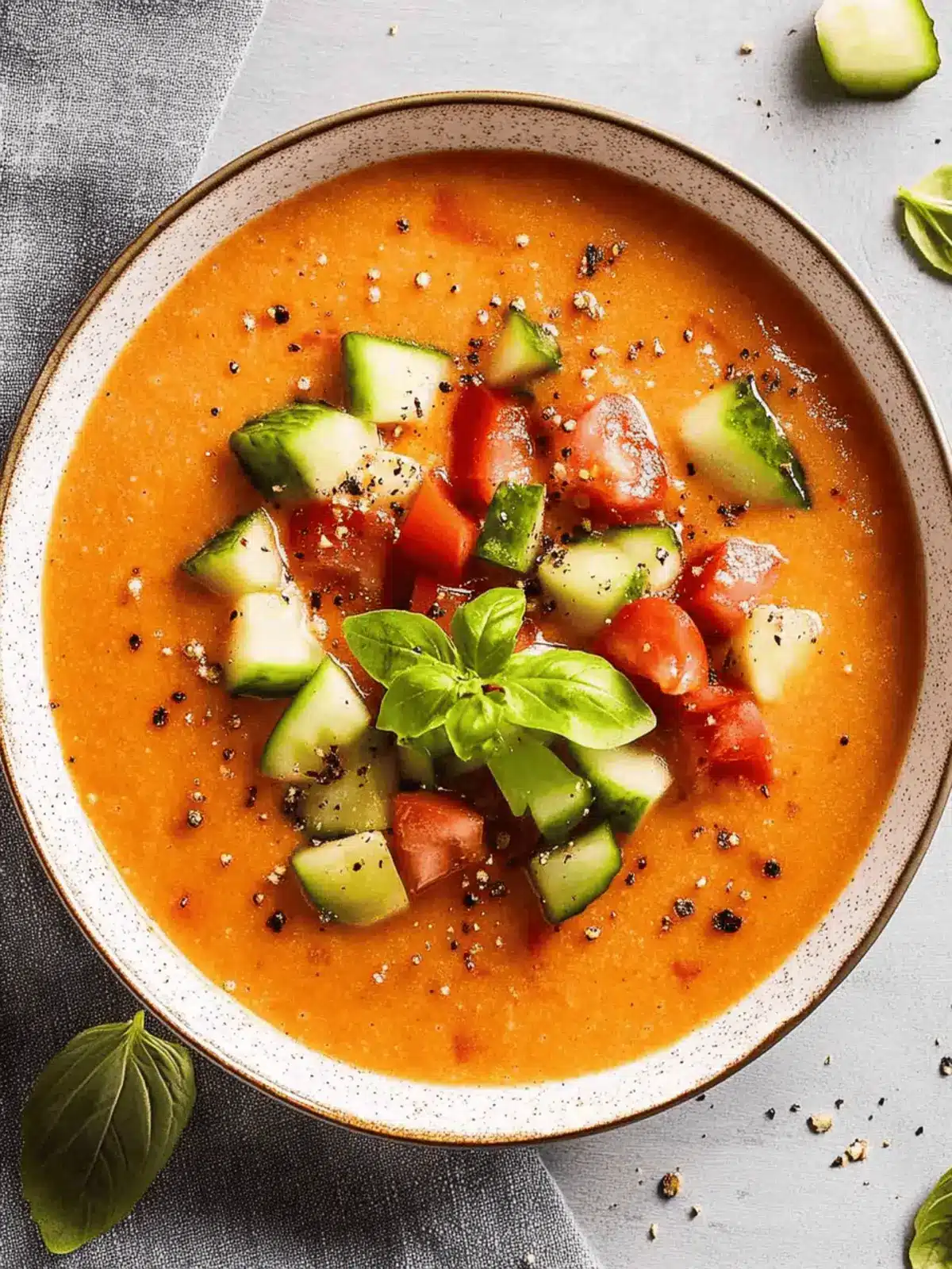 Classic Spanish Cold Gazpacho
