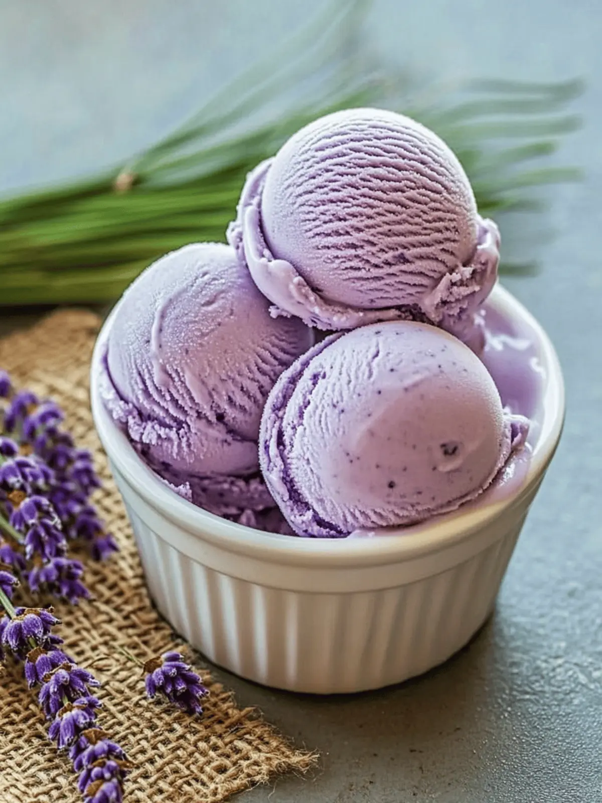 Lavender Ice Cream