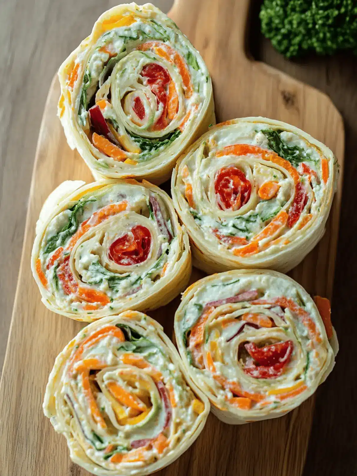 Delicious Vegetable Tortilla Roll Ups for Quick Healthy Snacking