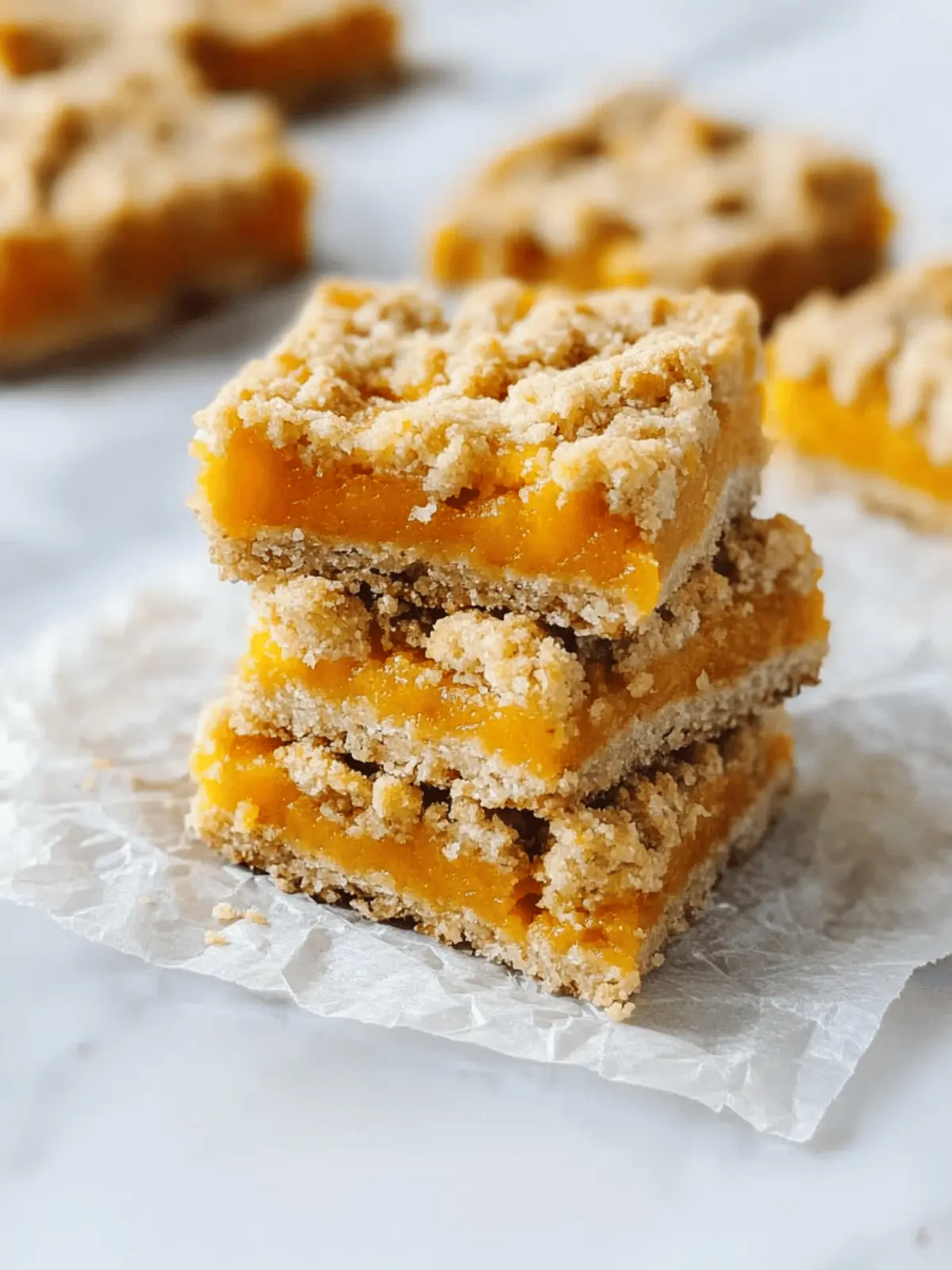 Mango Crumb Bars
