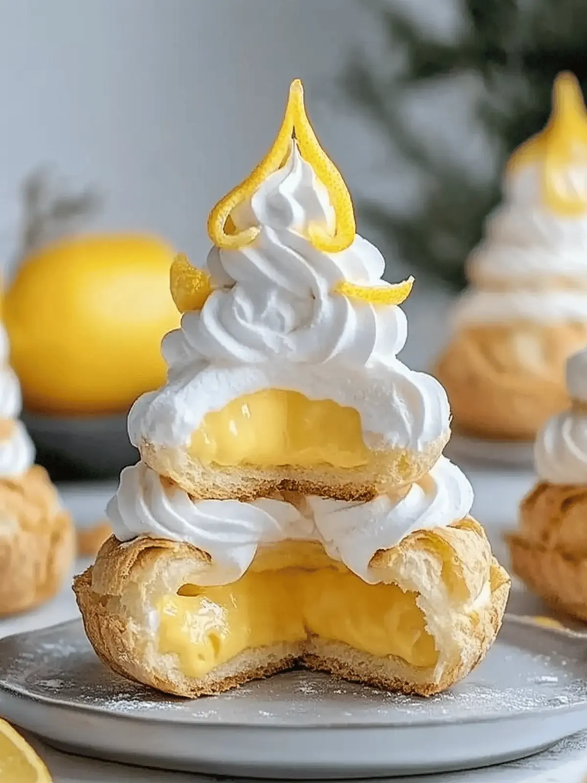 Lemon Cream Puffs