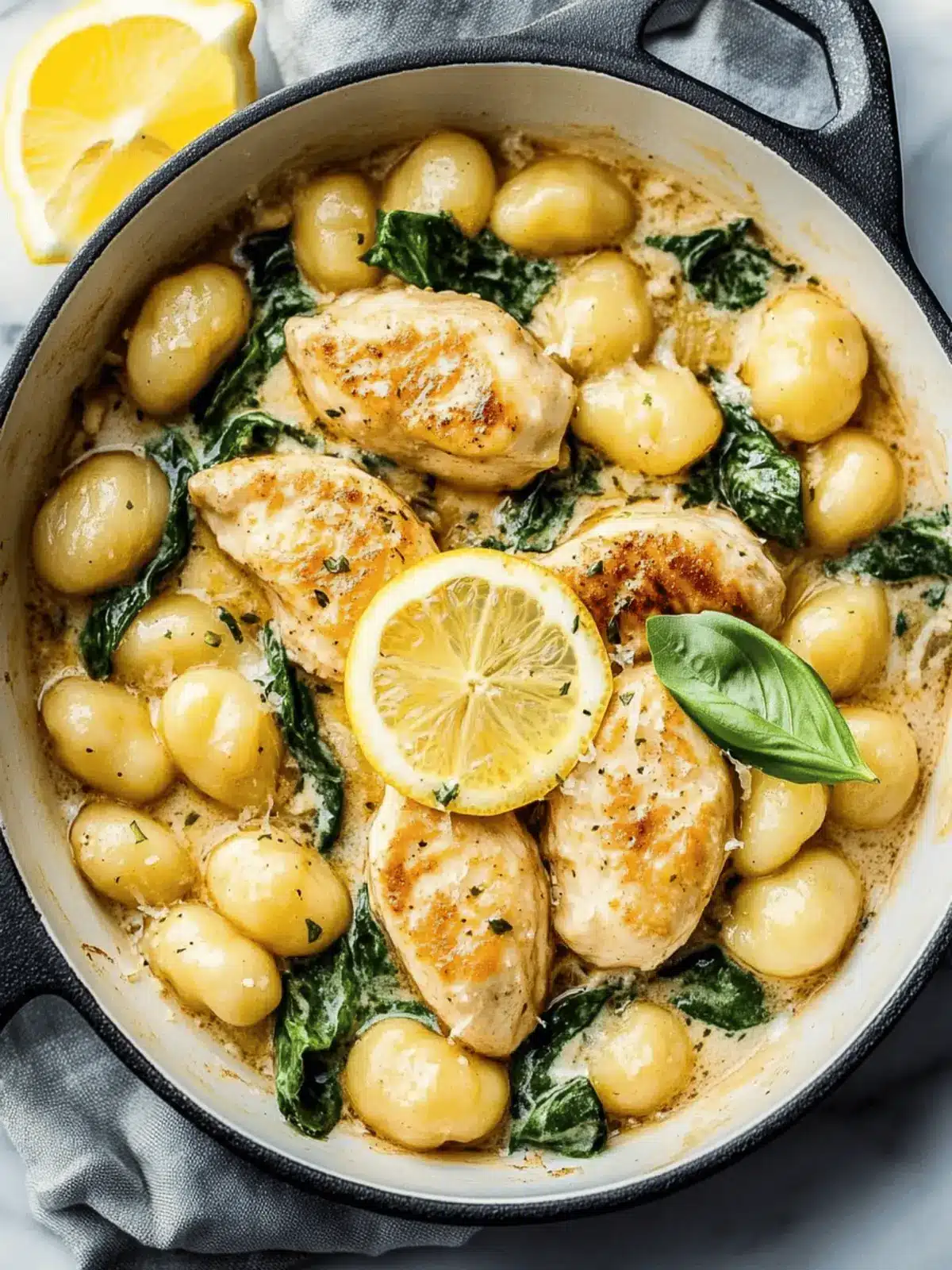 Lemon Chicken Gnocchi