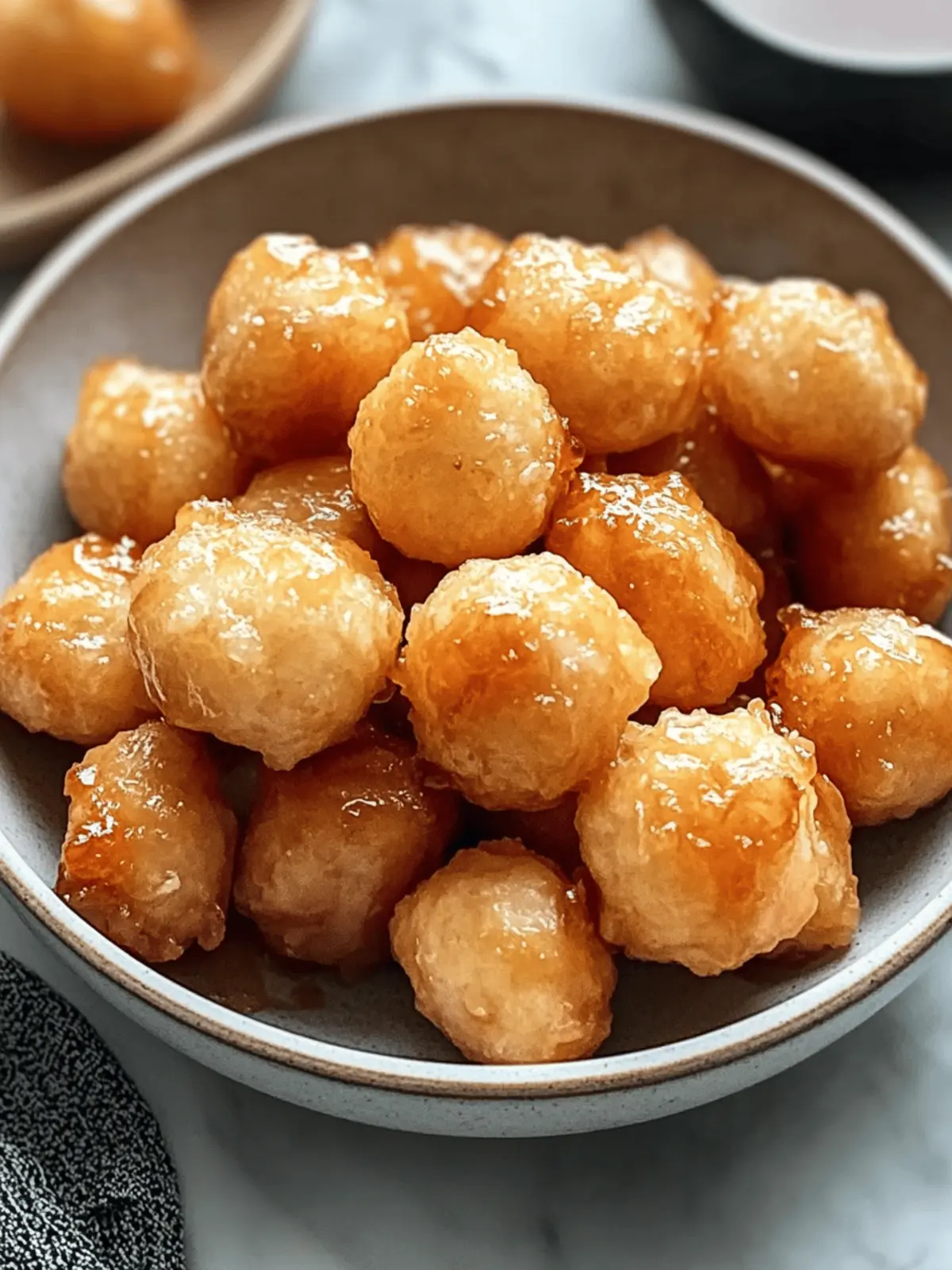 Chinese Chicken Balls with Sweet and Sour Sauce