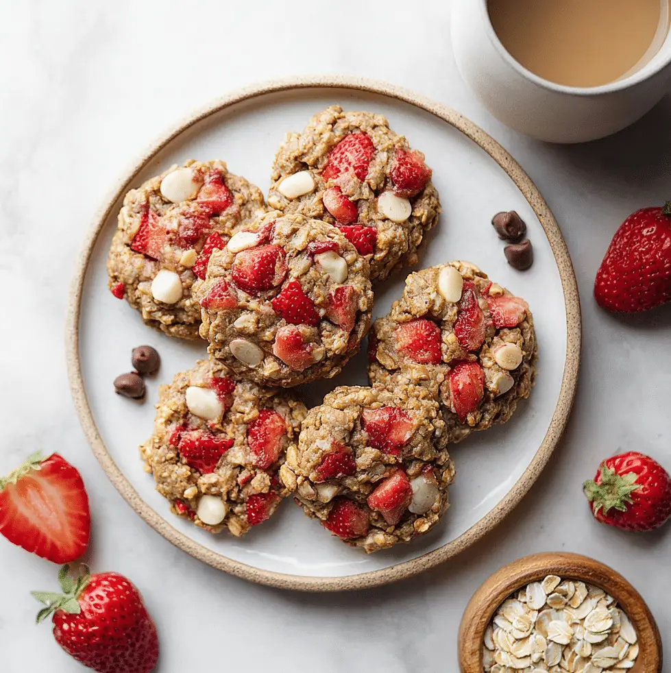Breakfast Strawberry Cookies