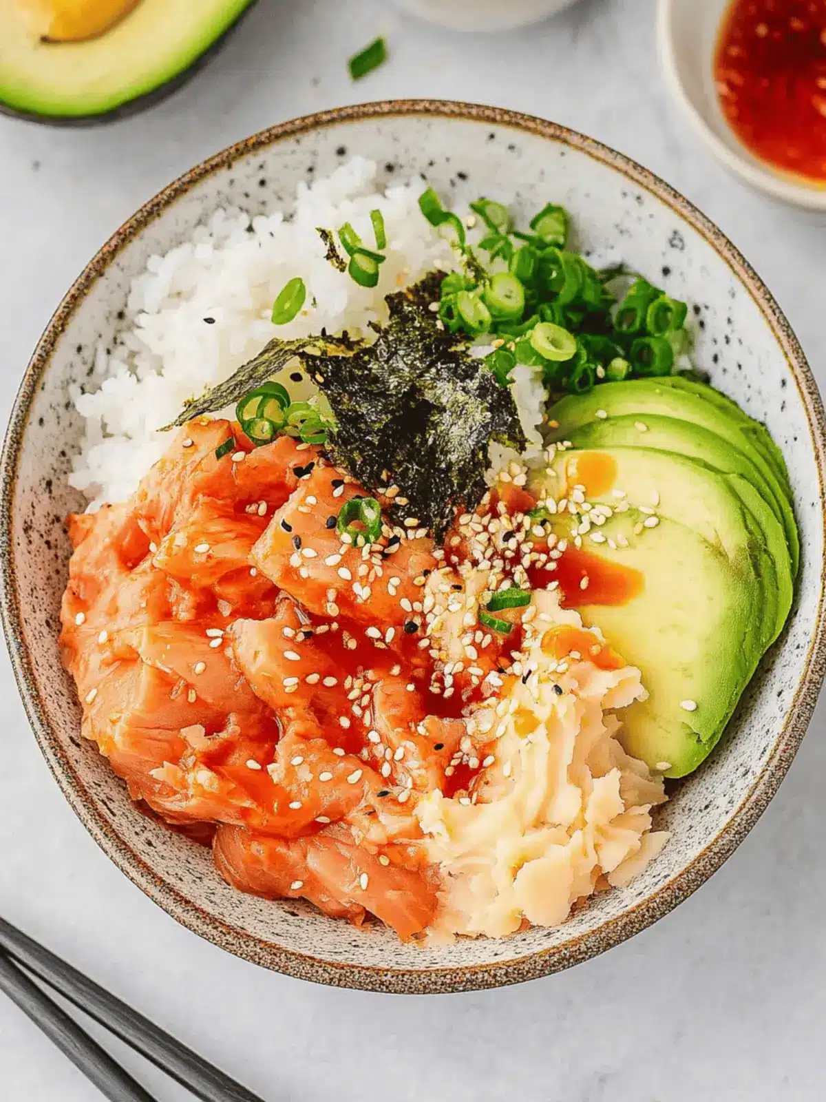 Customizable Canned Tuna Sushi Bowl: Quick & Nutritious Delight
