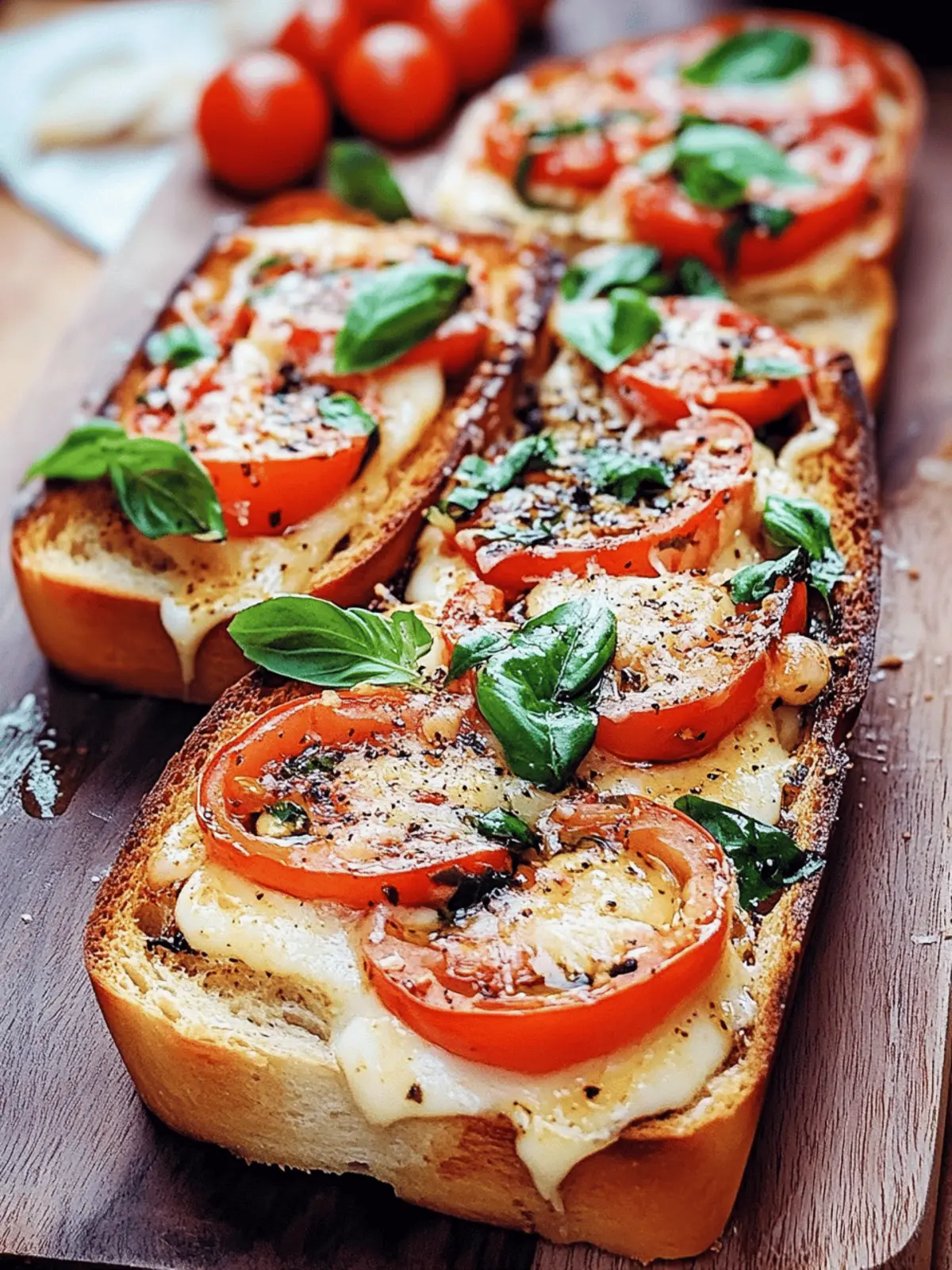 Caprese Garlic Bread