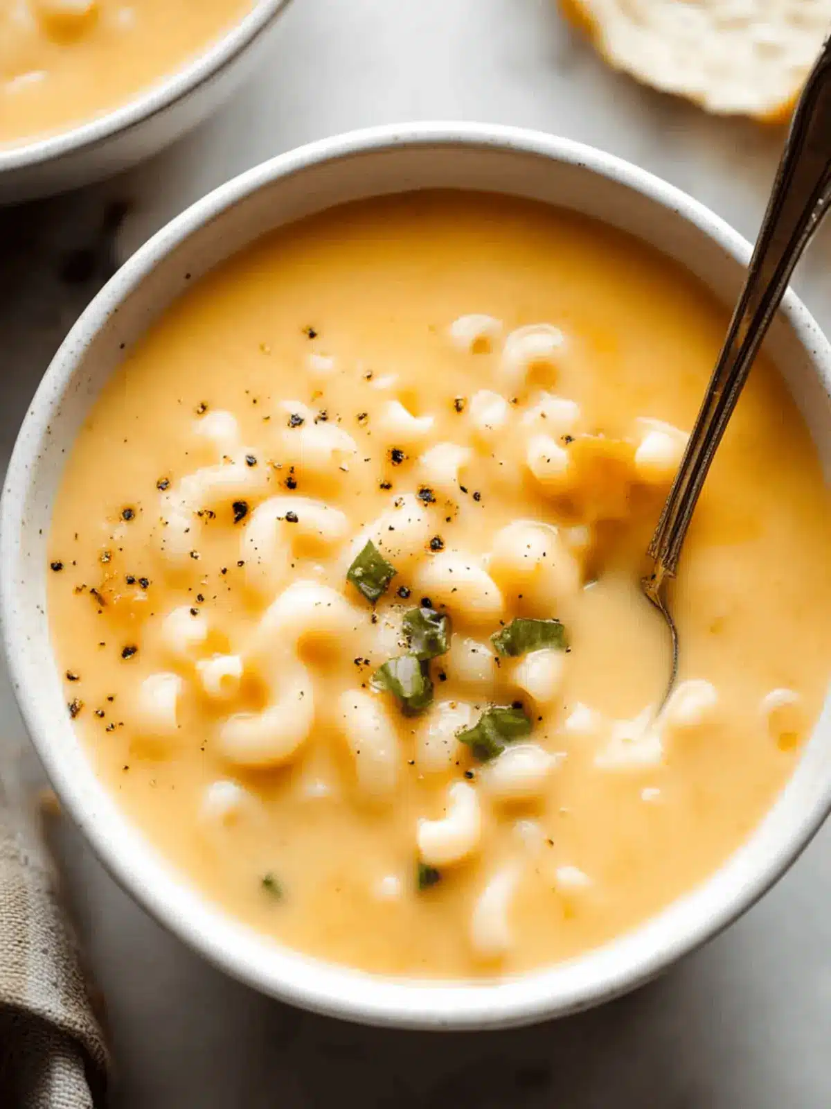 Creamy Mac and Cheese Soup for Cozy Nights In