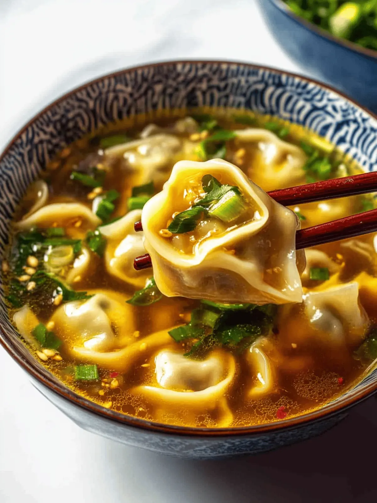 Gyoza Soup (Japanese Dumpling Soup)