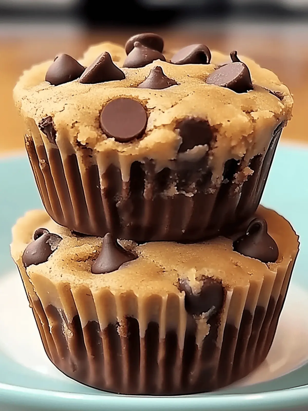 Peanut Butter Chocolate Chip Cookie Cups