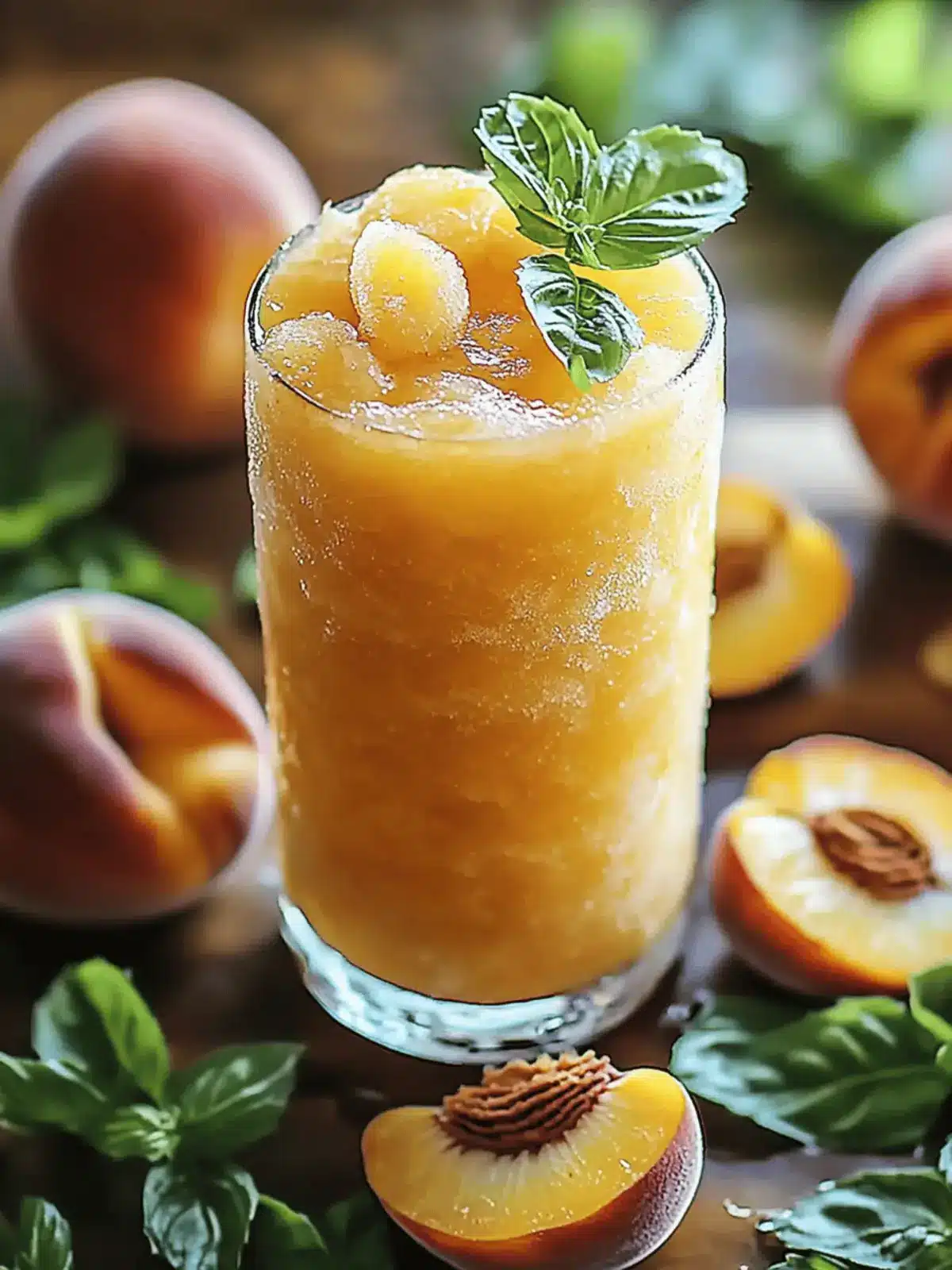 Frozen Peach Lemonade