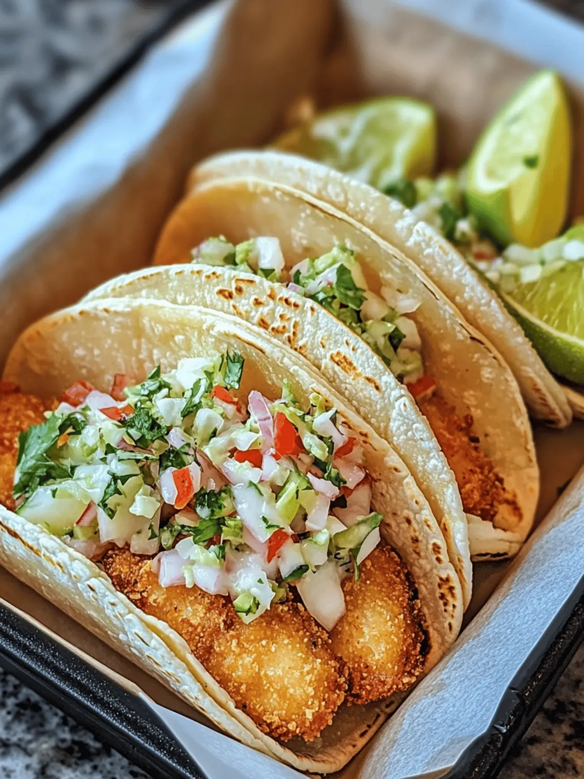 Crispy Fish Tacos with Cilantro Lime Slaw for Flavor Lovers