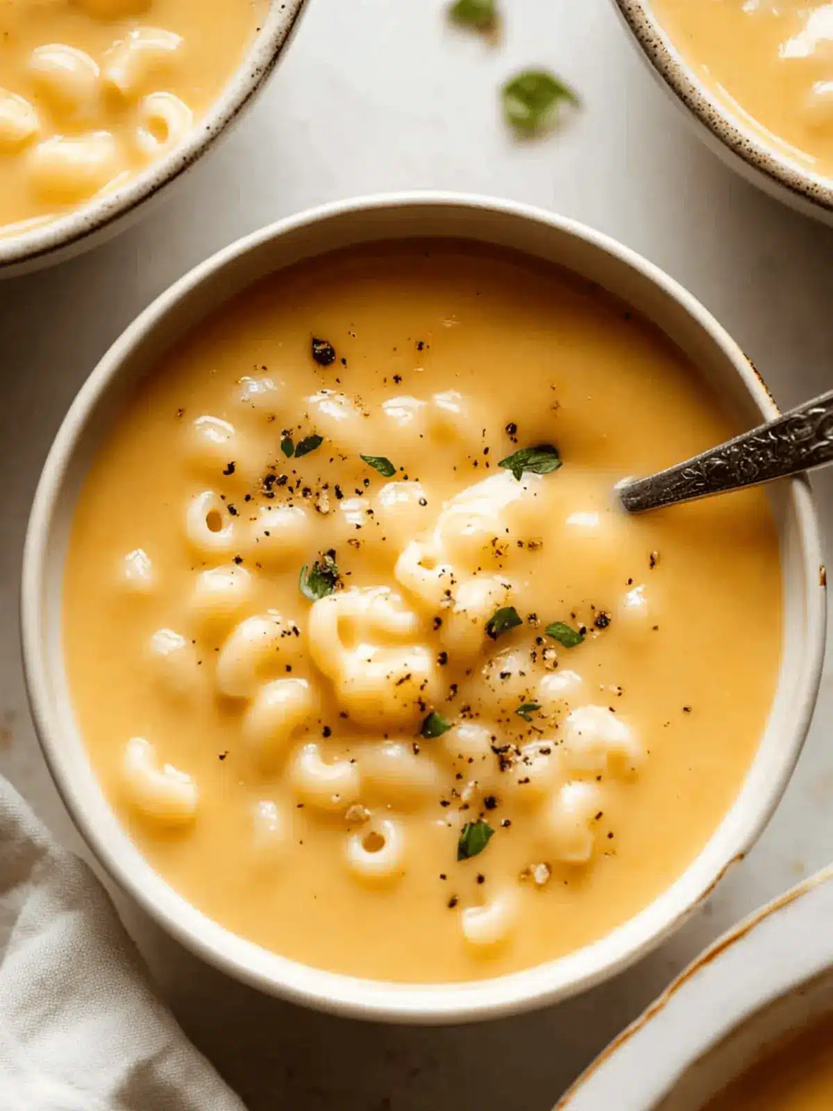 Creamy Mac and Cheese Soup for Cozy Nights In