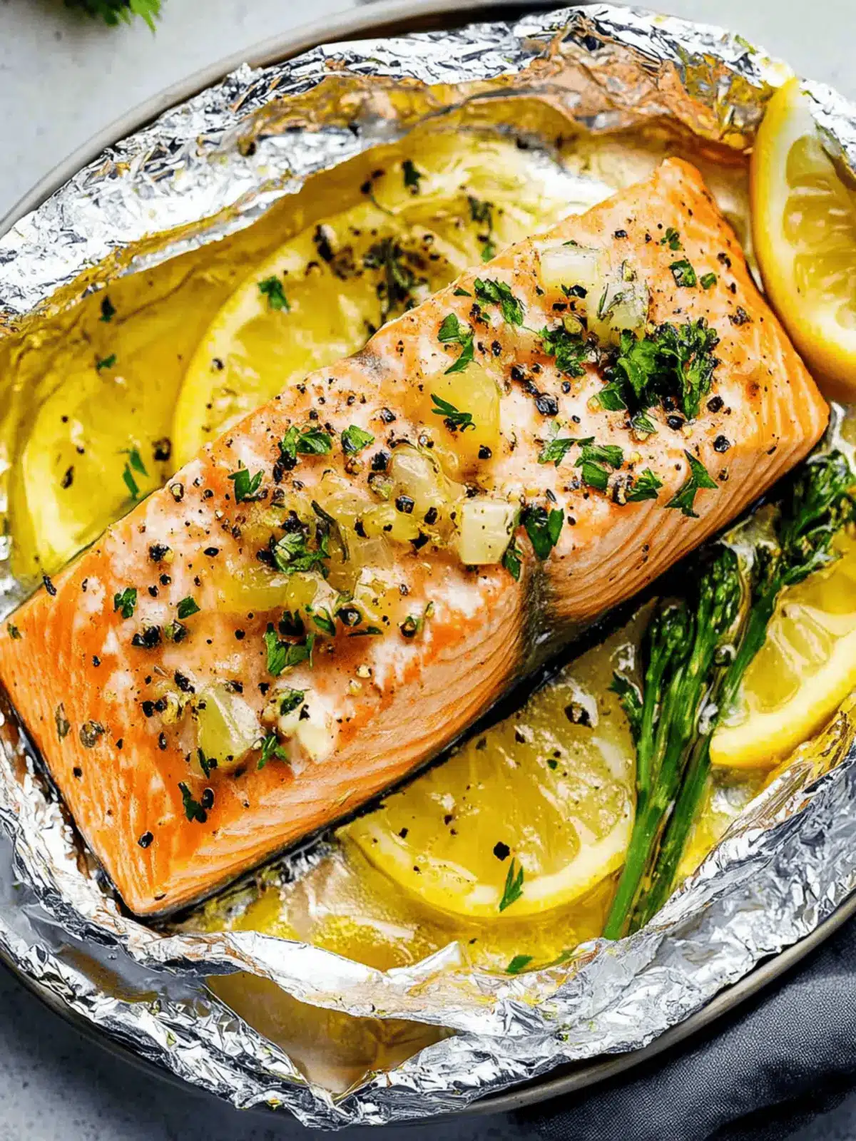 Salmon Foil Packets