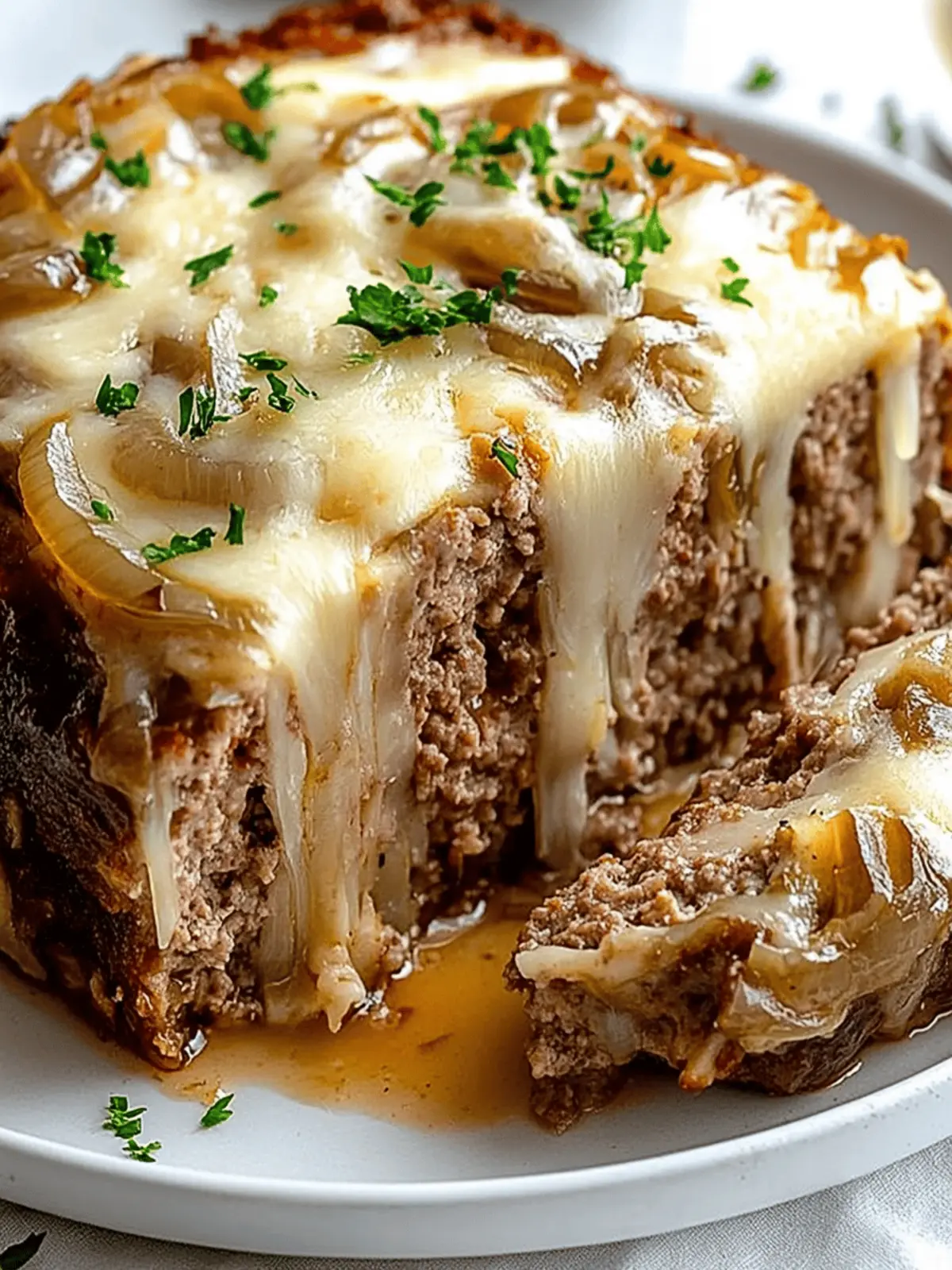 French Onion Meatloaf