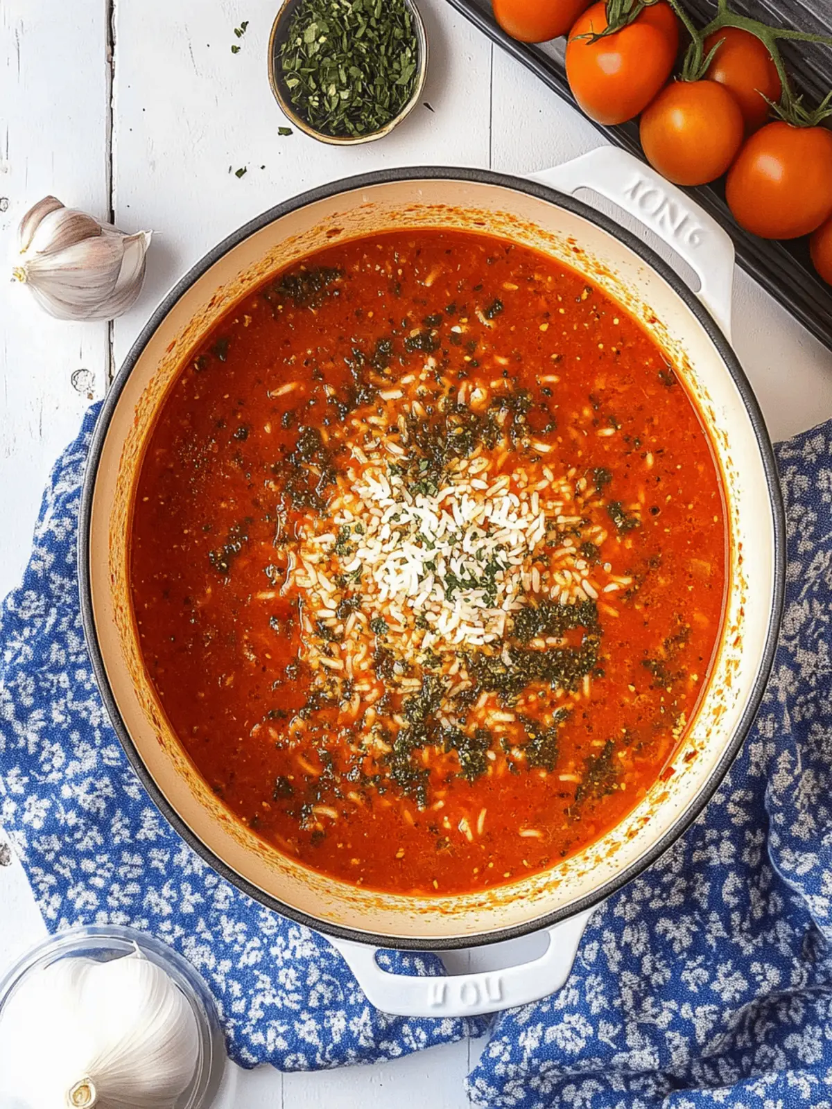 Tomato Soup and Rice
