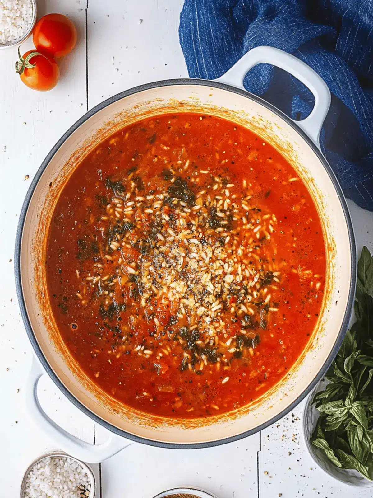 Tomato Soup and Rice