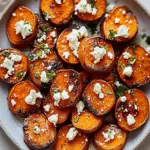 Honey Feta Sweet Potato Rounds