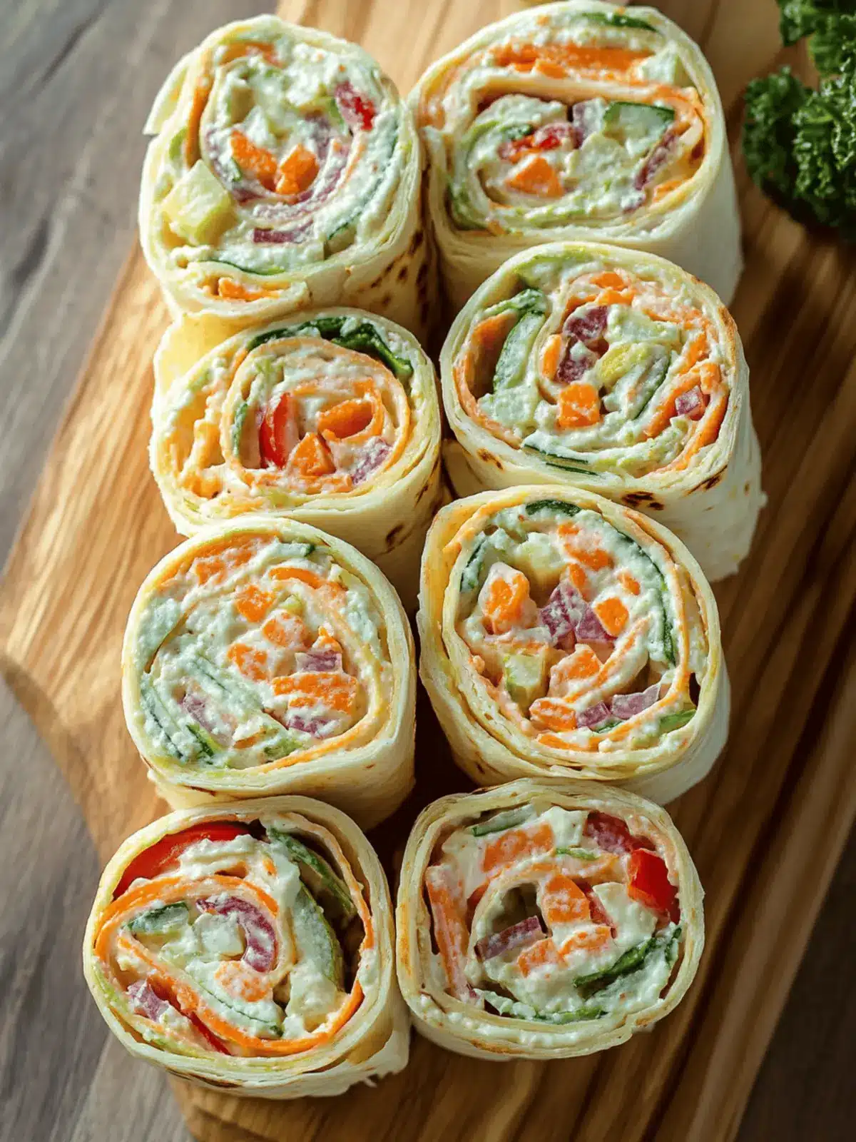 Delicious Vegetable Tortilla Roll Ups for Quick Healthy Snacking
