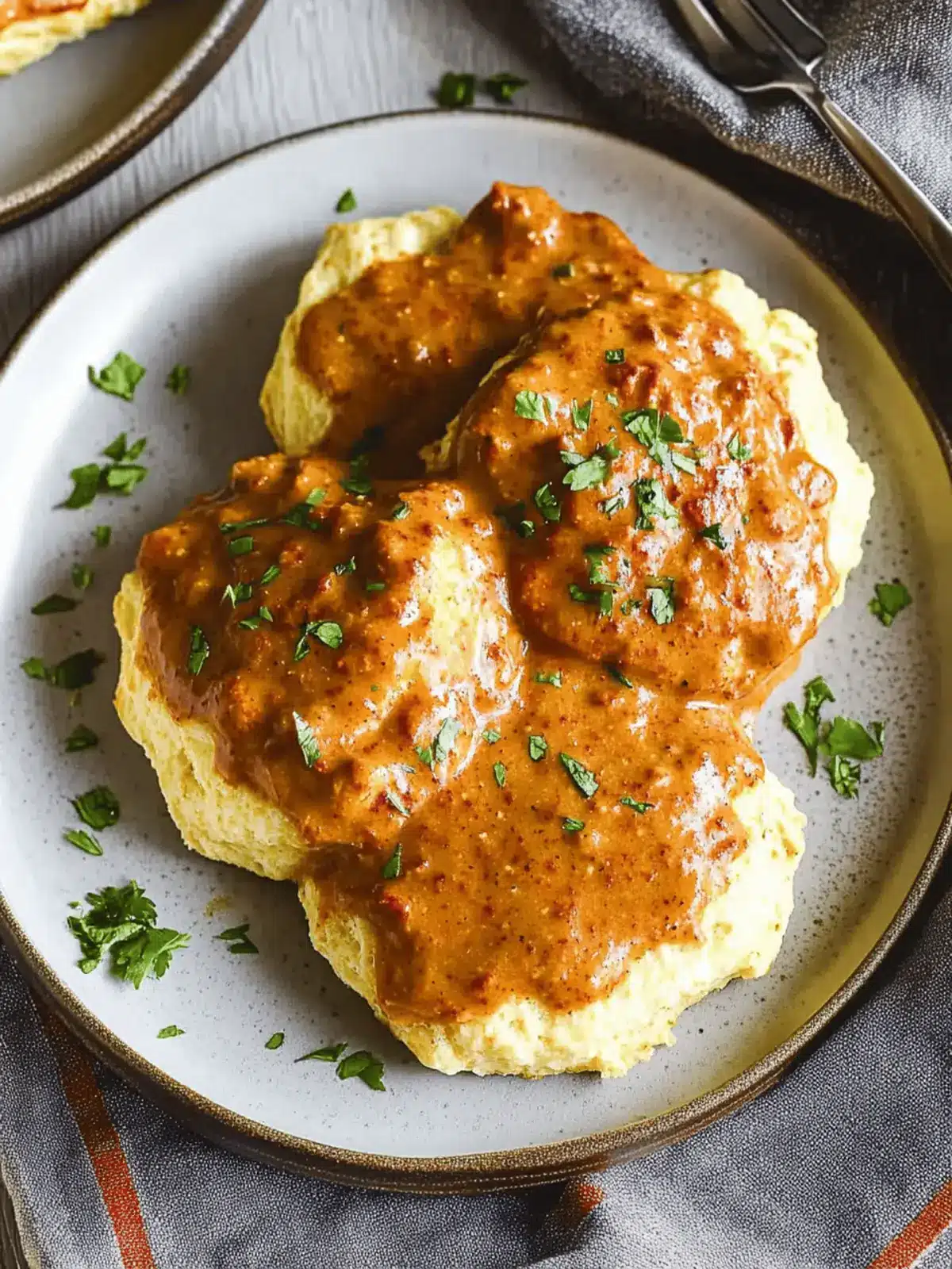 Biscuits and Chorizo Gravy