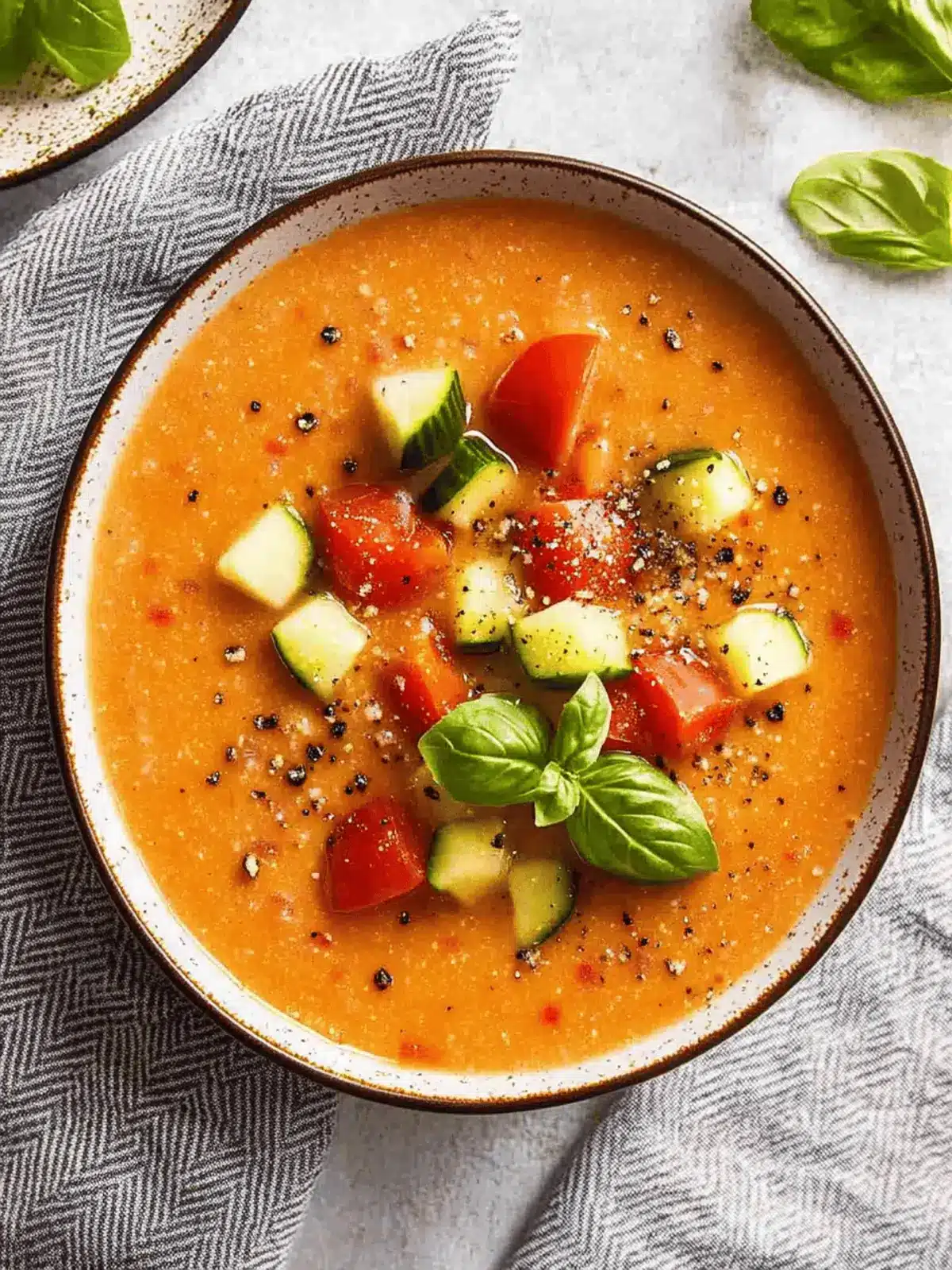 Classic Spanish Cold Gazpacho