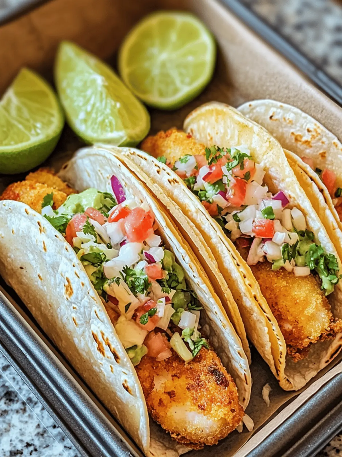 Crispy Fish Tacos with Cilantro Lime Slaw
