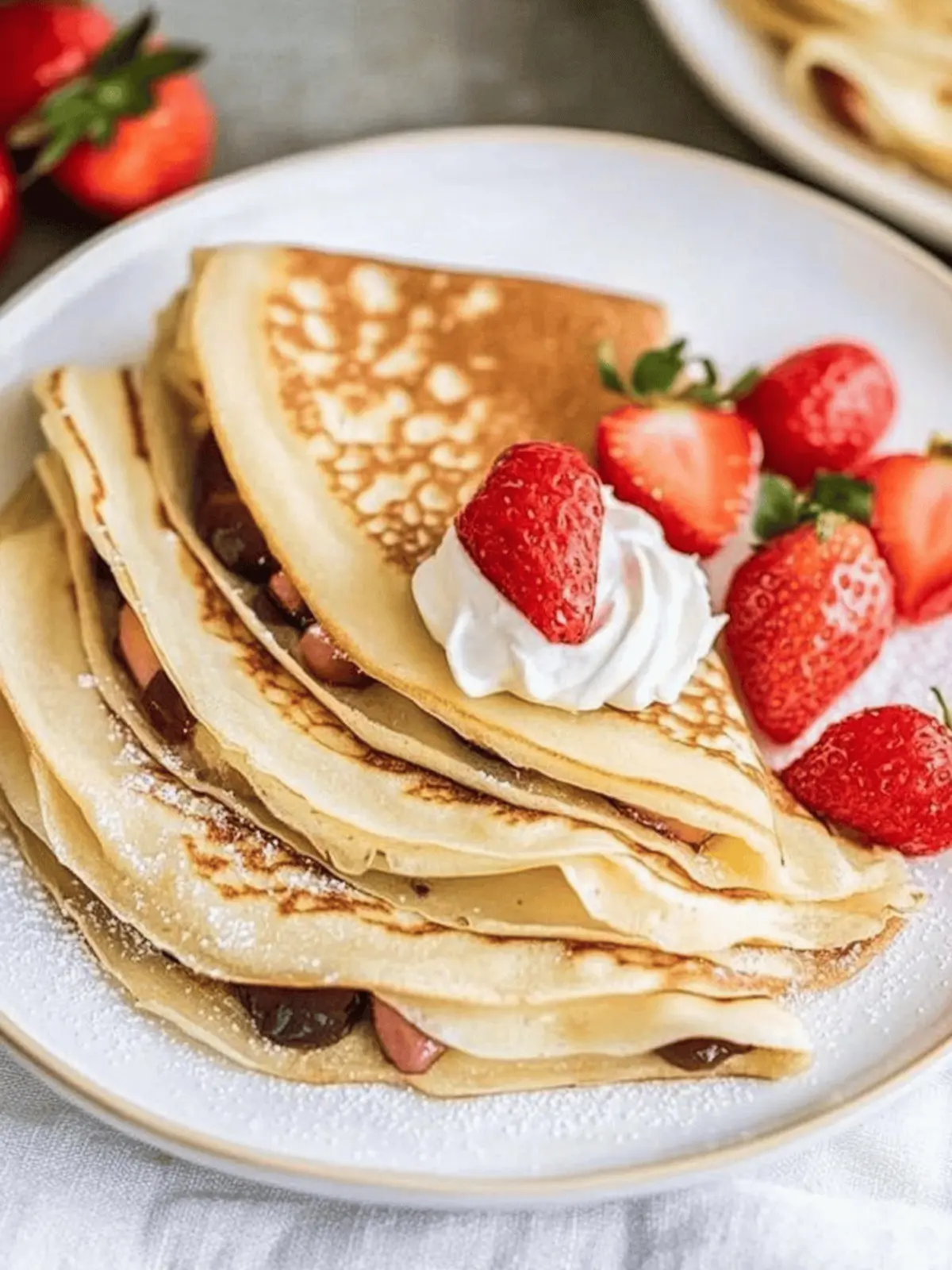 Homemade Sweet Crepe