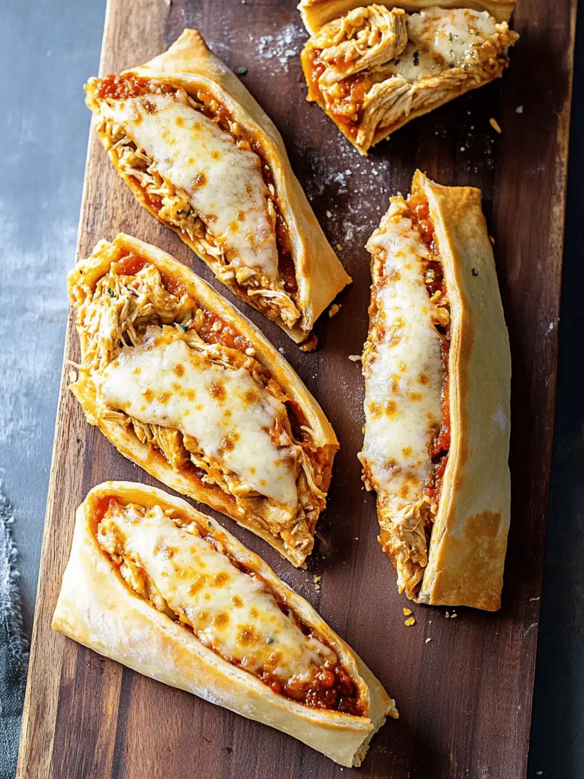 Chicken Parmesan Calzone