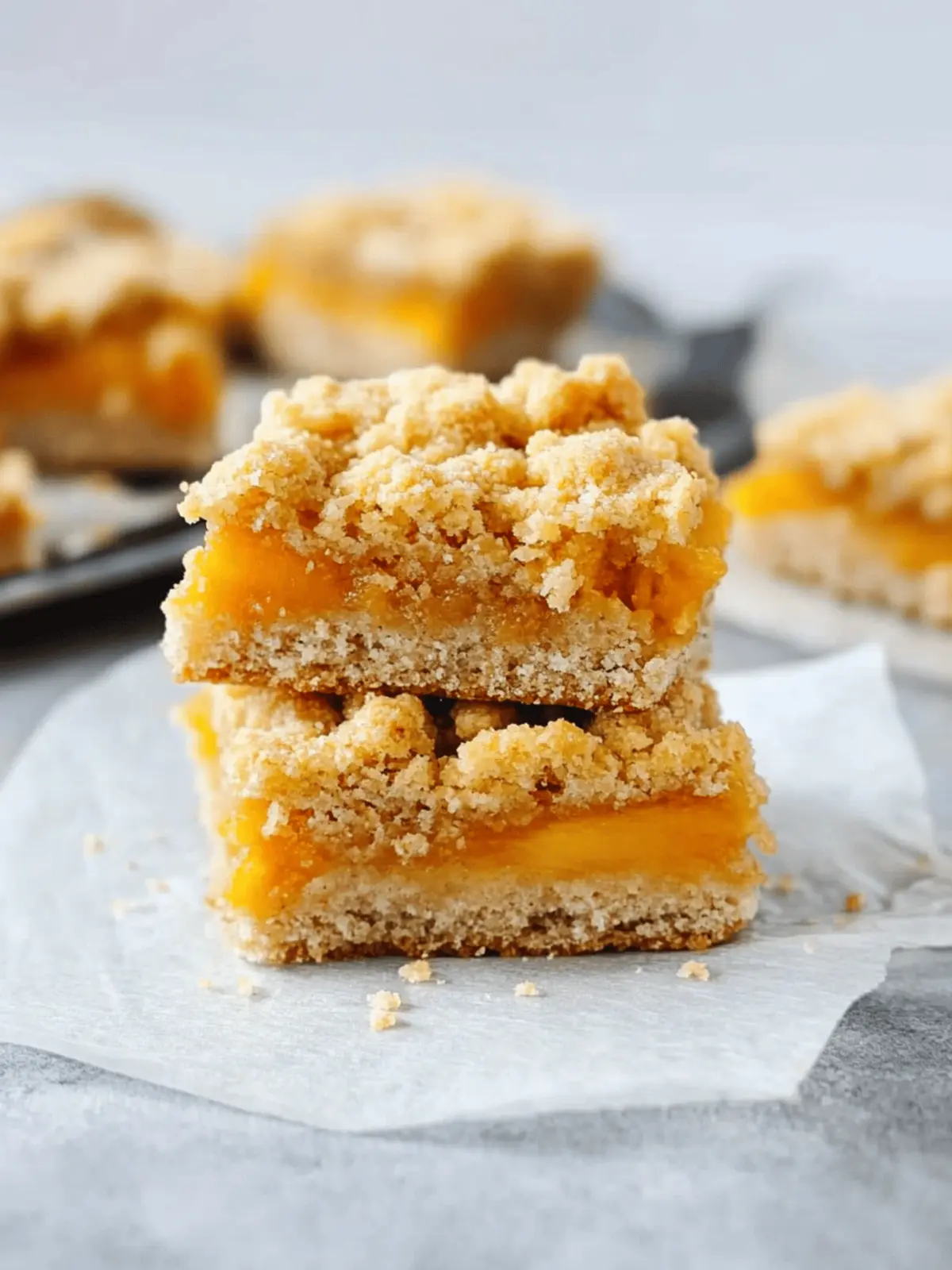 Mango Crumb Bars