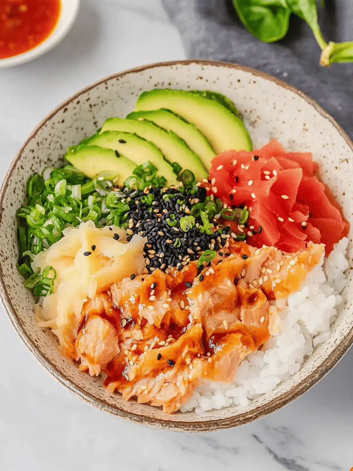 Customizable Canned Tuna Sushi Bowl: Quick & Nutritious Delight