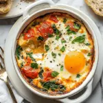 Baked Feta Eggs