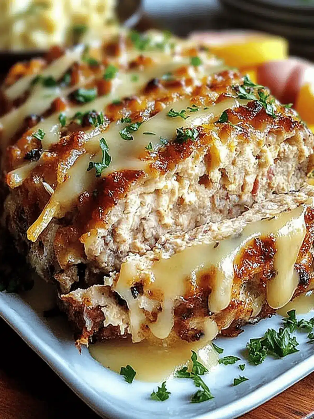 Chicken Cordon Bleu Meatloaf