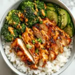 Sticky Chicken Bowls