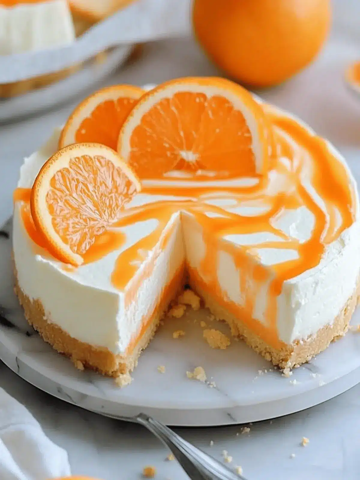 Orange Creamsicle Cheesecake