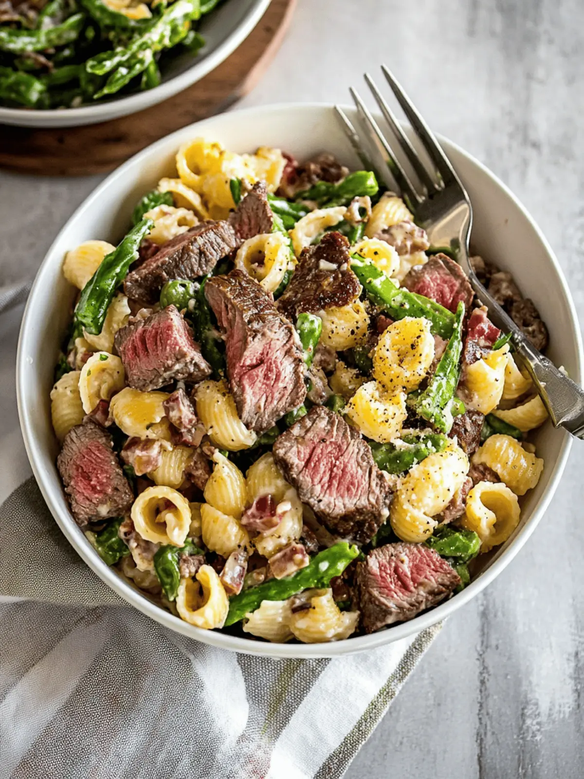 Creamy Steak Pasta Salad to Transform Your Leftovers Delight
