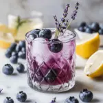 Blueberry Lavender Gin Smash