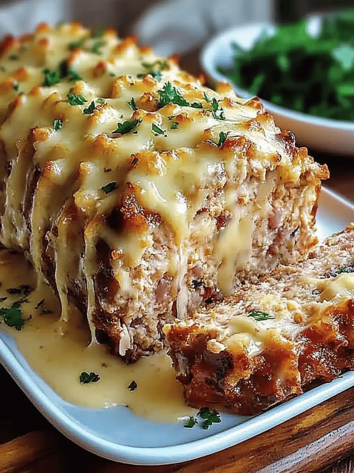 Chicken Cordon Bleu Meatloaf