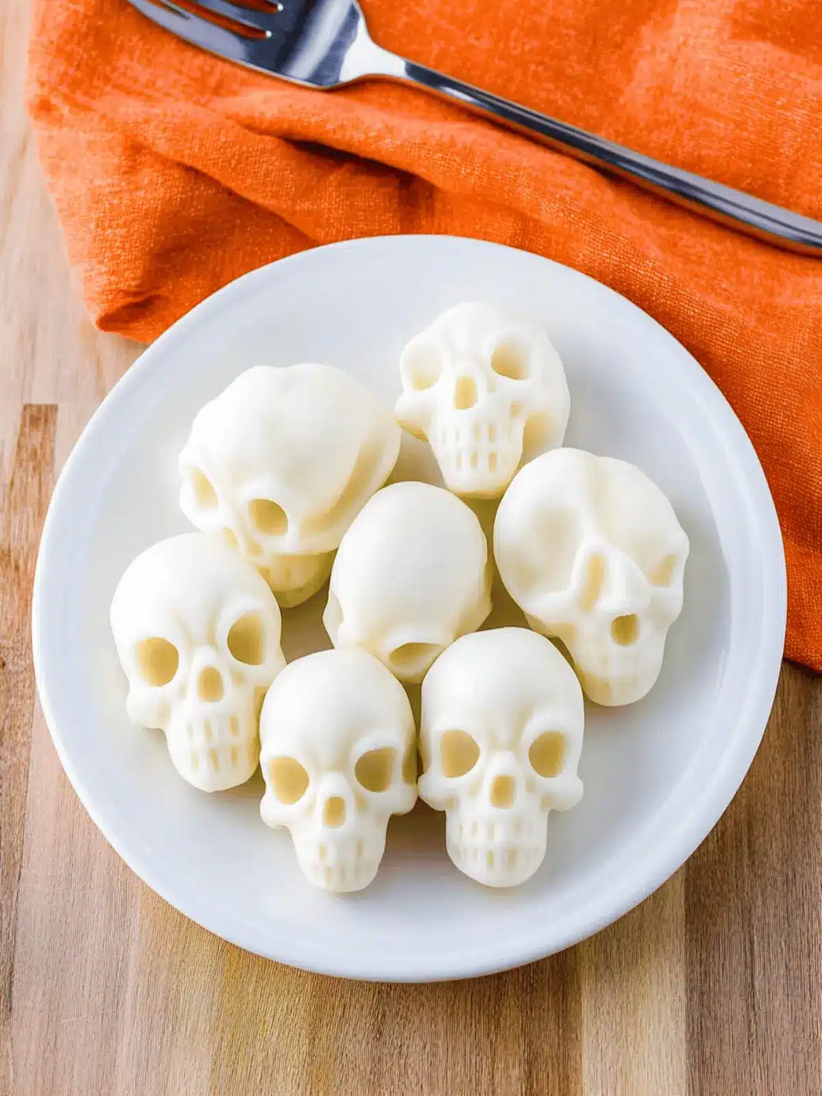 Mozzarella Cheese Skulls