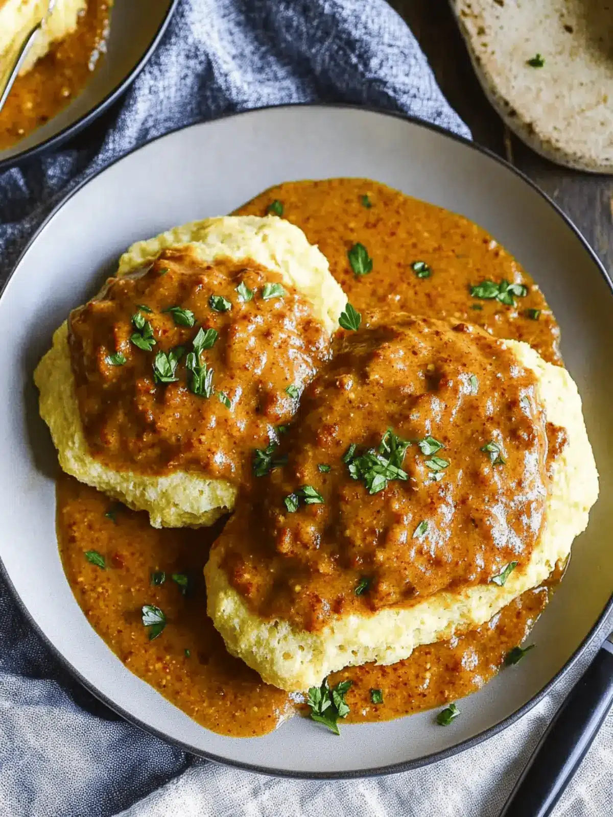 Biscuits and Chorizo Gravy