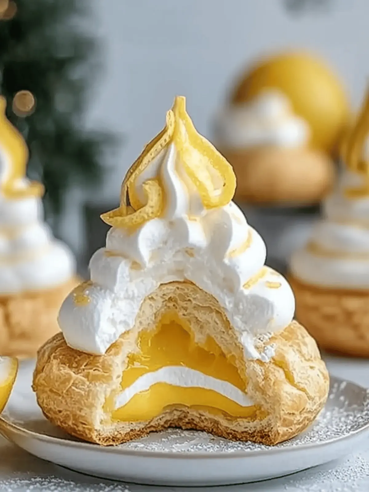 Lemon Cream Puffs
