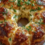 Chicken Alfredo Monkey Bread